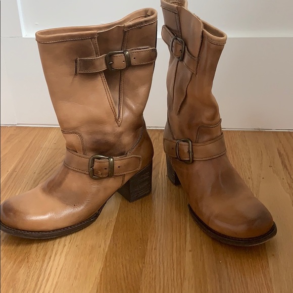 Bed Stu Victoria Boot - tan and grey - size 6 - Picture 2 of 6
